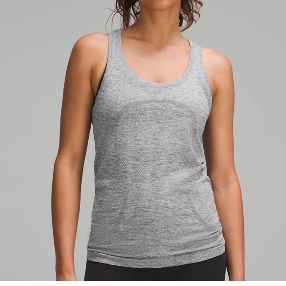 Women’s Lululemon Swiftly Tech Racerback Tank Gray size 10